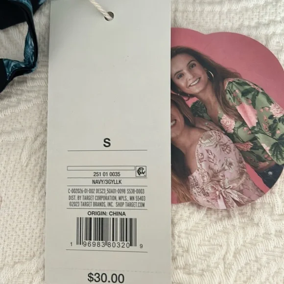 AGUA BENDITA X TARGET NWT Deep Sea Print Wrap Skirt - Picture 2 of 3